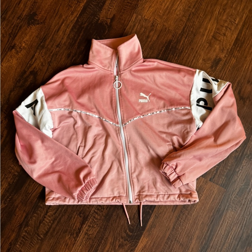 Puma XTG Track Jacket in Bridal Rose Pink